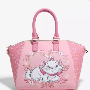 LOUNGEFLY  Disney The Aristocats Marie Flowers Satchel Bag New